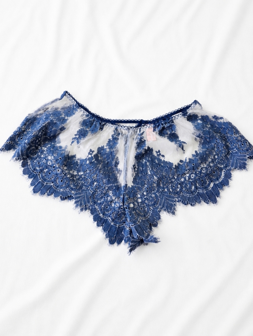 Victoria's Secret Dream Angels Blue Lace Lingerie Shorts Size S